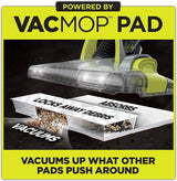 Shark VMP40 VACMOP Disposable Hard Floor Vacuum and Mop Pad Refills, Hardwood Floor Mop Pad, Shark Hard Floor Pads, 10 Count (Pack of 4) (Packaging