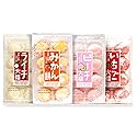 Japan Crate Kubota Mochi Fruity Delights Pack - 4-Pack Japanese Mochi Candy, Soft & Chewy Rice Cakes with Real Fruit Paste, Strawberry, Lychee