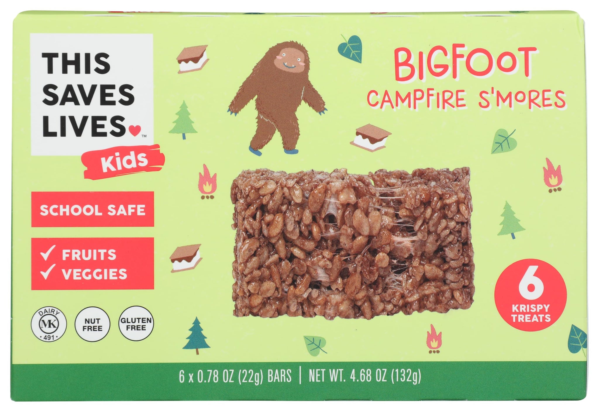 This Saves Lives Kids Bigfoot Campfire S'mores Bars