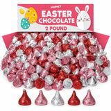 Valentine’s Day Variety Mix - 2 Pound Bulk Individually Wrapped Assorted Chocolates Candies, Valentine Milk Chocolate Candy for Parties, Gift Bags