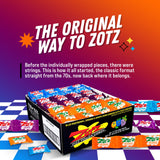 ZOTZ Fizzy Sour Candy Old Fashioned Hard Candy Assorted Fruit Flavored, Blue Raspberry Grape, Individually Wrapped -Filled With A Fizzy Center, From