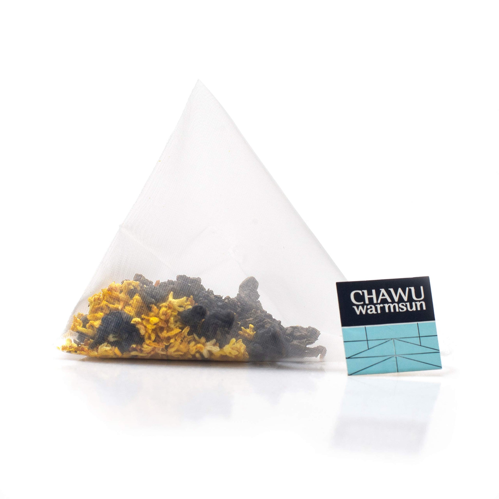ChaWuWarmSun Osmanthus & Oolong Tea Bags,16 Tea bags,8 Count/Box(Pack of 2),Natural Osmanthus with Light Roasting TieGuanYin Oolong Tea Loose Leaf