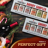Sugar Bob's Finest Kind - Savory Maple Pantry 6 Flavor Variety Pack - Smoked Maple Syrup, BBQ Sauce, Maple Sriracha Hot Sauces & More - 2 oz Size
