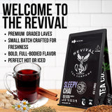 Revival Tea Company Sleepy Chai Tea - Rooibos Chai Tea Red Tea Blend with Valerian Root and Fresh Spiced Chai Flavor - Caffeine Free - Loose Leaf 8
