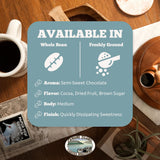 Camano Island Coffee Roasters Papua New Guinea Ground 12oz Fresh Medium Roast, USDA Organic, Fairly Traded, Shade Grown Top 1% Arabica, Delicious