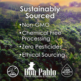 Don Pablo European Blend - Dark Roast Gourmet Coffee - 100% Arabica Whole Bean, Non-GMO, Low Acidity, 907g (2LB) Bag