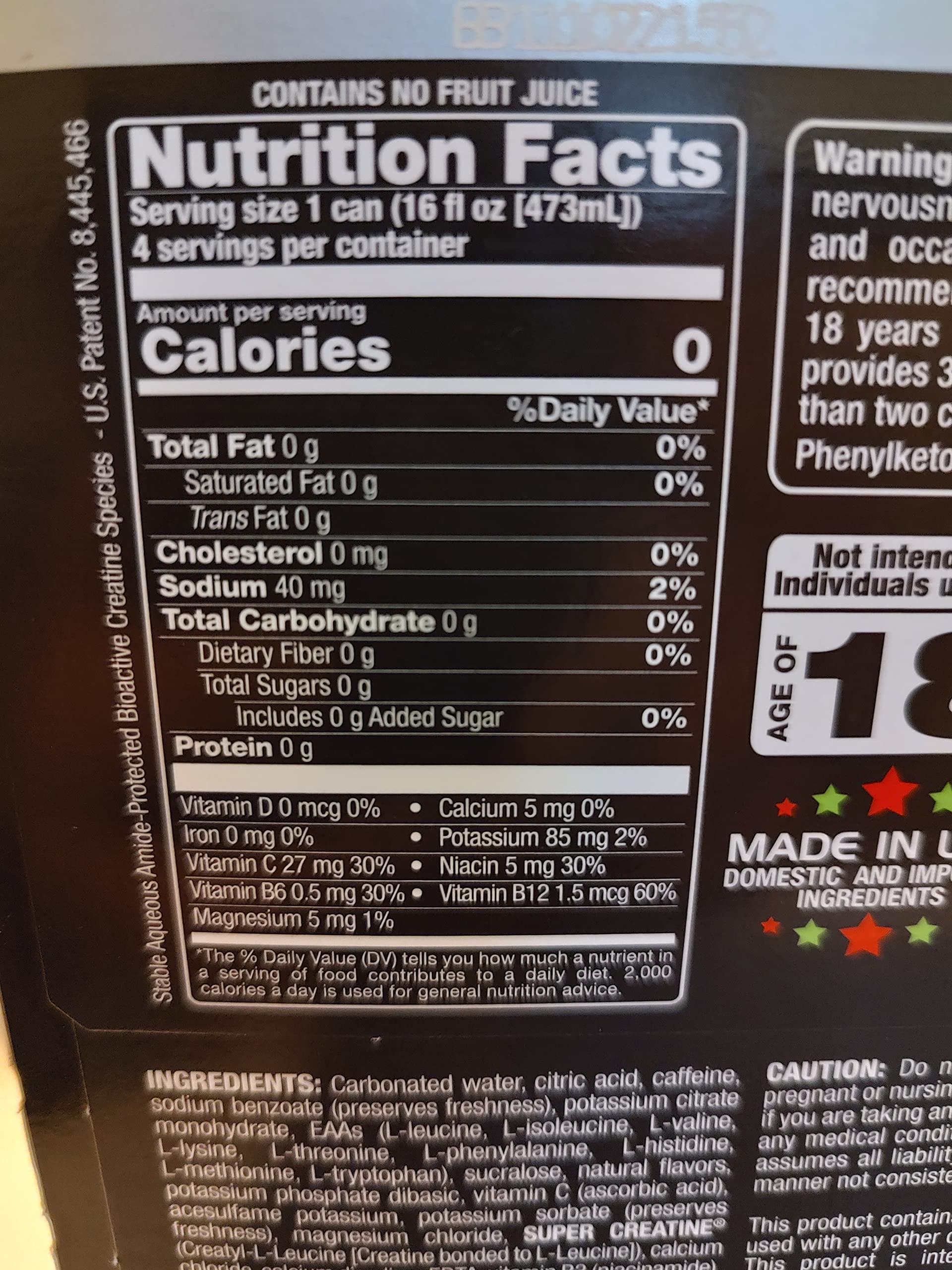 Bang Peach Mango 4pk