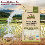 Himalayan Chef Extra Long Basmati Rice - Premium Aged Healthy Grain, 10 lbs