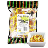 Asia Trans Golden Plum Crack Seed Drops - Hawaiian Favorite Sweet, Sour & Salty Dried Asian Plum Hard Candy