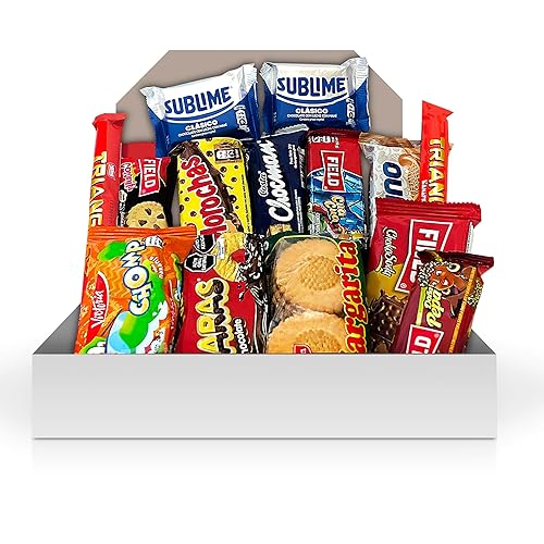 Caja de Galletas Peruanas y Chocolates Peruanos Doña Pepa y mas | Peruvian cookies and chocolates 12 Assorted Treats Box