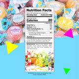 Bonelle Italian Sugar Free Fruit Jelly Candy | 1 Pound Bag | Individually Wrapped Vegan Dye Free Candy | Naturally Flavored Sugar Free Jellies |