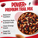 Tidbit Healthy Trail Mix with Roasted Peanuts, Almonds, Raisins & Dried Cranberries - Mixed Nuts Snack Mix for Natural Energy, Vegan Gluten Free, 14