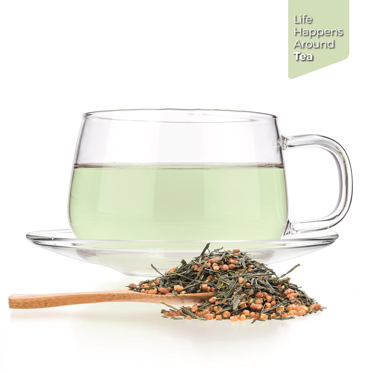 Tealyra - Gen Mai Cha Supreme - Japanese Green Loose Leaf Tea - Genmaicha Tea with Brown Roasted Rice - Caffeine Level Low - 200g (7-ounce)