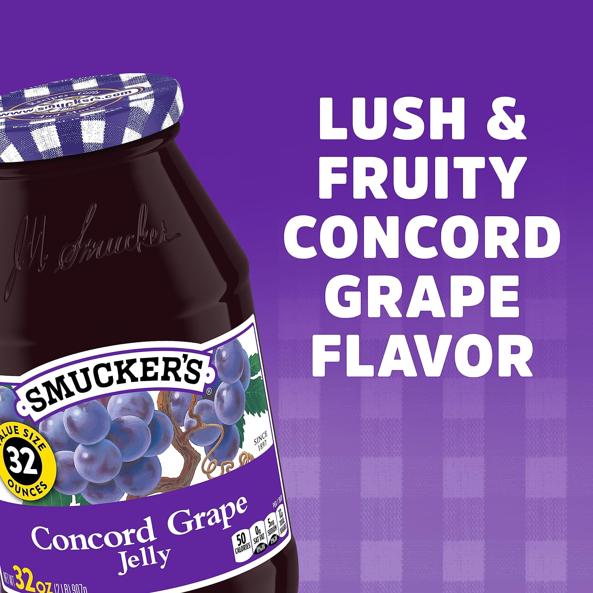 Smucker's Concord Grape Jelly, 32 Ounces