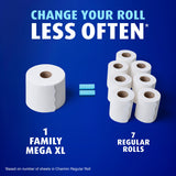 Charmin Ultra Soft Cushiony Touch Toilet Paper, 6 Family Mega XL Rolls = 42 Regular Rolls