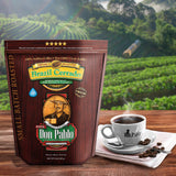 2LB Don Pablo Gourmet Coffee - Brazil Cerrado - Medium Dark Roast - Whole Bean Coffee - 100% Arabica Beans - Low Acidity and Non-GMO - 2lb bag