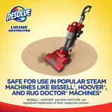 Resolve Urine Destroyer Steam Carpet Cleaner Solution - 2X Concentrated Formula Urine Eliminator for Pet Stains & Odors, Safe for Bissell, Hoover