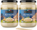 Tuscanini Alfredo Sauce, 14.1 oz | Imported from Italy | Made with Real Butter, Cream & Cheese | Rich Creamy White Pasta Sauce for Fettuccine