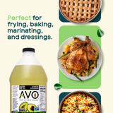 AVO Made for Great Cooking Non-GMO 100% Avocado Oil, Liquid, 64 Fl-oz, No Preservatives Added