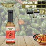 Clark & Hopkins Chesapeake Bay Jalapeno Pepper Sauce, Zesty Pepper Hot Sauce, Ginger, Bay Leaf and Mustard Flavored Sauce, 5 oz (1 Pack)