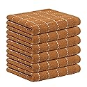 Nialnant 6 Pack Dish Cloths for Washing Dishes, 100% Cotton Reusable Cleaning Rag,Ultra Soft Absorbent, Quick Drying Dish Towels for Kitchen,12x12