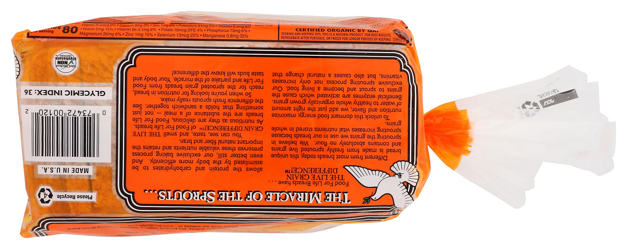 Food for Life Organic Ezekiel 4:9 Bread, 24 OZ
