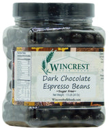 Chocolate Espresso Beans - 24 Oz Tub (Sugar Free Dark Chocolate)