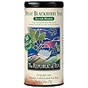 The Republic of Tea - Decaf Blackberry Sage Black Tea Tin, 50 Tea Bags, Environmentally- Friendly Decaffeinated Tea