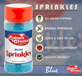 Baker’s Choice, Blue Sprinkles, Dairy-free, 2.8 oz