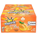 Maynards Fuzzy Peach Candy, 64g (Pack of 18) (Imported from Canada)