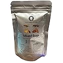 Thailand Unique Original Mixed Insects - 15G Bag of Dehydrated Salted House, Black Crickets, Sago, Silkworms, for Humans, Nutritious Bugs Superfood