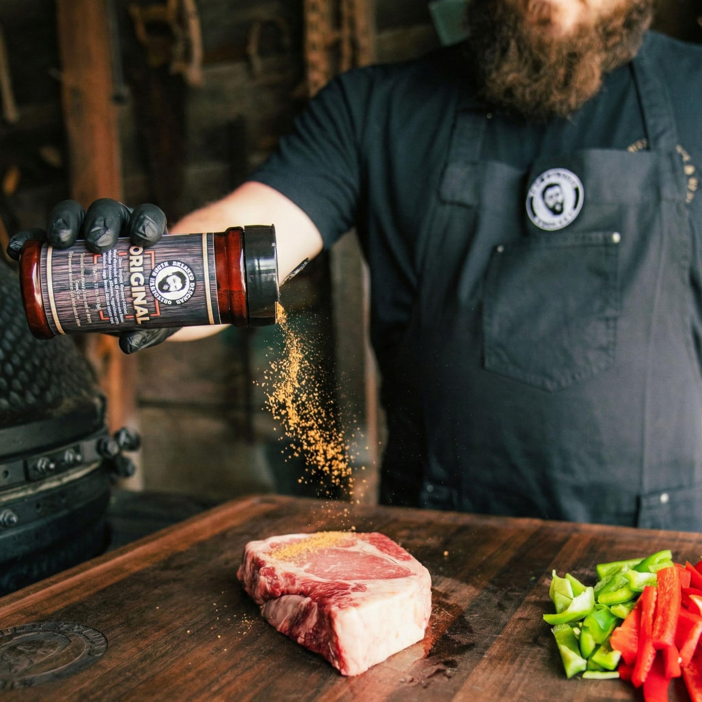 Bearded Butchers Blend Original Seasoning, 11 oz Shaker - All-Purpose Spice for Meats, Veggies, Soups, Sandwiches, Eggs, Fries - No MSG, Gluten-Free