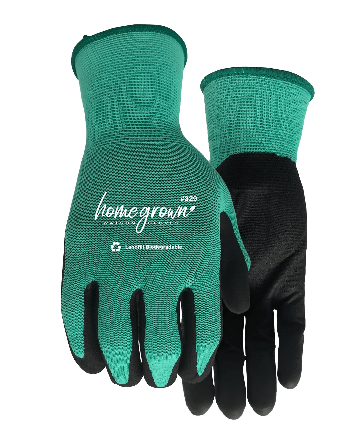 Watson Gloves Jade Biodegradable Nitrile Coated Glove - Eco-Friendly, Touchscreen Compatible, Ergonomically Formed, Snug-Fitting (Small)