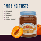 Nature's Hollow Apricot Jam: Sugar Free Jam and Preserves, Low Cal, Non GMO, Keto Jam, Vegan, Gluten Free, and Diabetic Friendly - Sugar Free Jelly