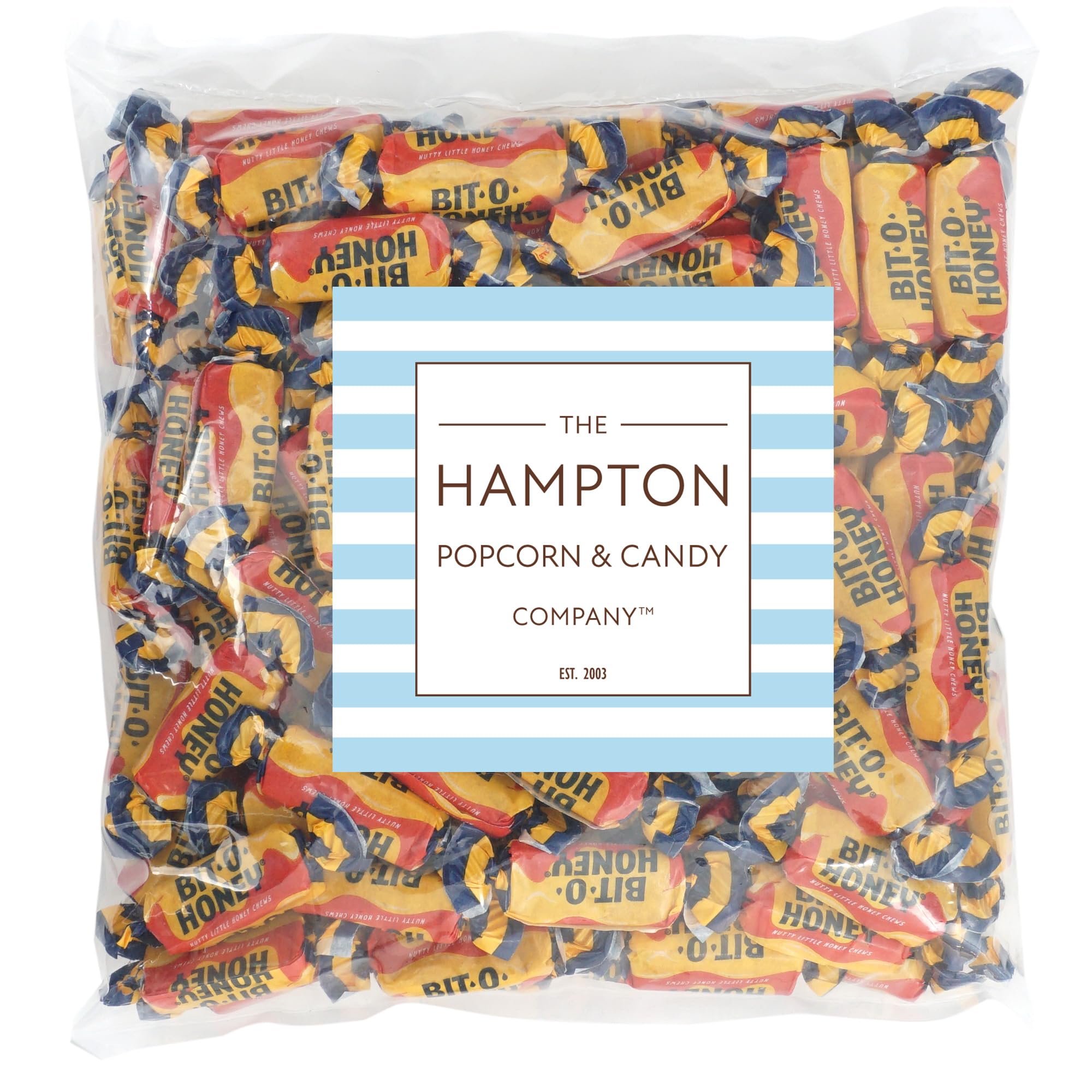 BitOHoney Candy, 2 Pound Bag, Individually Wrapped Candy, Honey Taffy