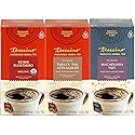Teeccino Herbal Tea Variety Pack - Reishi Eleuthero French Roast, Turkey Tail Astragalus, & Macadamia Nut - Mushrooms & Adaptogenic Herbs, 25 Count