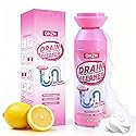 Foaming Drain Cleaner,Drain Clog Remover-Sink Cleaner and Deodorizer & Eliminates Odors, Fast Clog Removal, Safe Sink Cleaner and Deodorizer