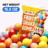 Gumballs for Kids - 1 Inch Large Double Bubble Gumballs - 15 OZ Baseball Chewing Gum Assorted Fruit Flavored Bubble Gum for Gumball Machine - Sweet