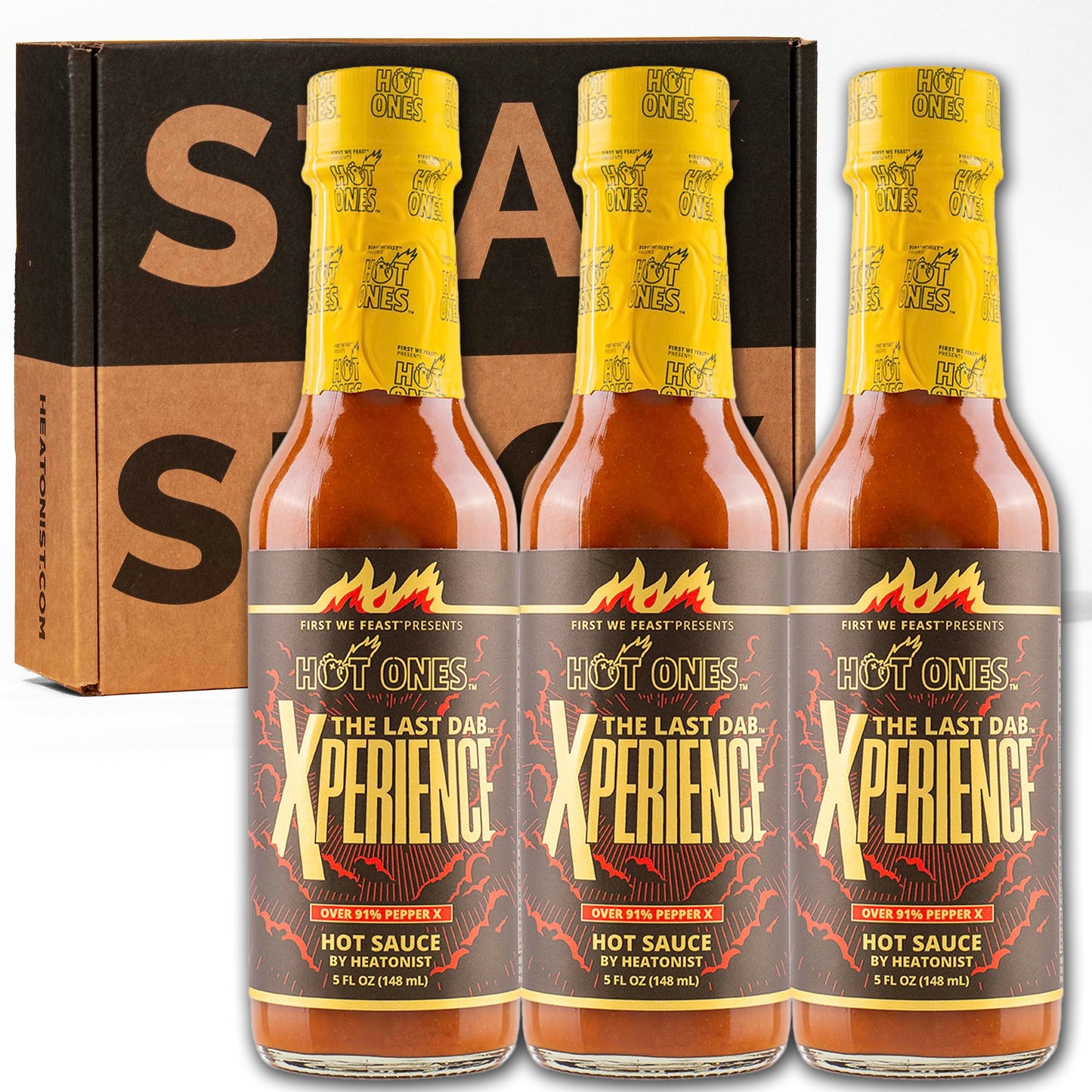 Hot Ones Last Dab Hot Sauce The Last Dab Xperience - Hottest Hot Sauce 5 Fl Oz Pack of 3