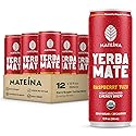 Mateina Yerba Mate Zero Sugar Energy Drink - 120mg Natural Caffeine - Organic, Non-GMO, Non-Carbonated - Dr. Andrew Huberman Recommended - (12 fl oz
