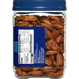Fisher Chef's Naturals Pecan Halves 23 oz 100% Resealable Jar, Unsalted Raw Nuts for Cooking, Baking & Snacking, Healthy Snacks for Adults, Vegan