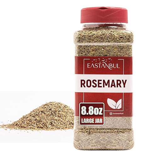 Eastanbul Rosemary Leaves, 8.8oz, Rosemary Seasoning, Dried Rosemary, Rosemary Spice for Savory & Sweet Recipes, Rosemary Herbs Dried, Ideal