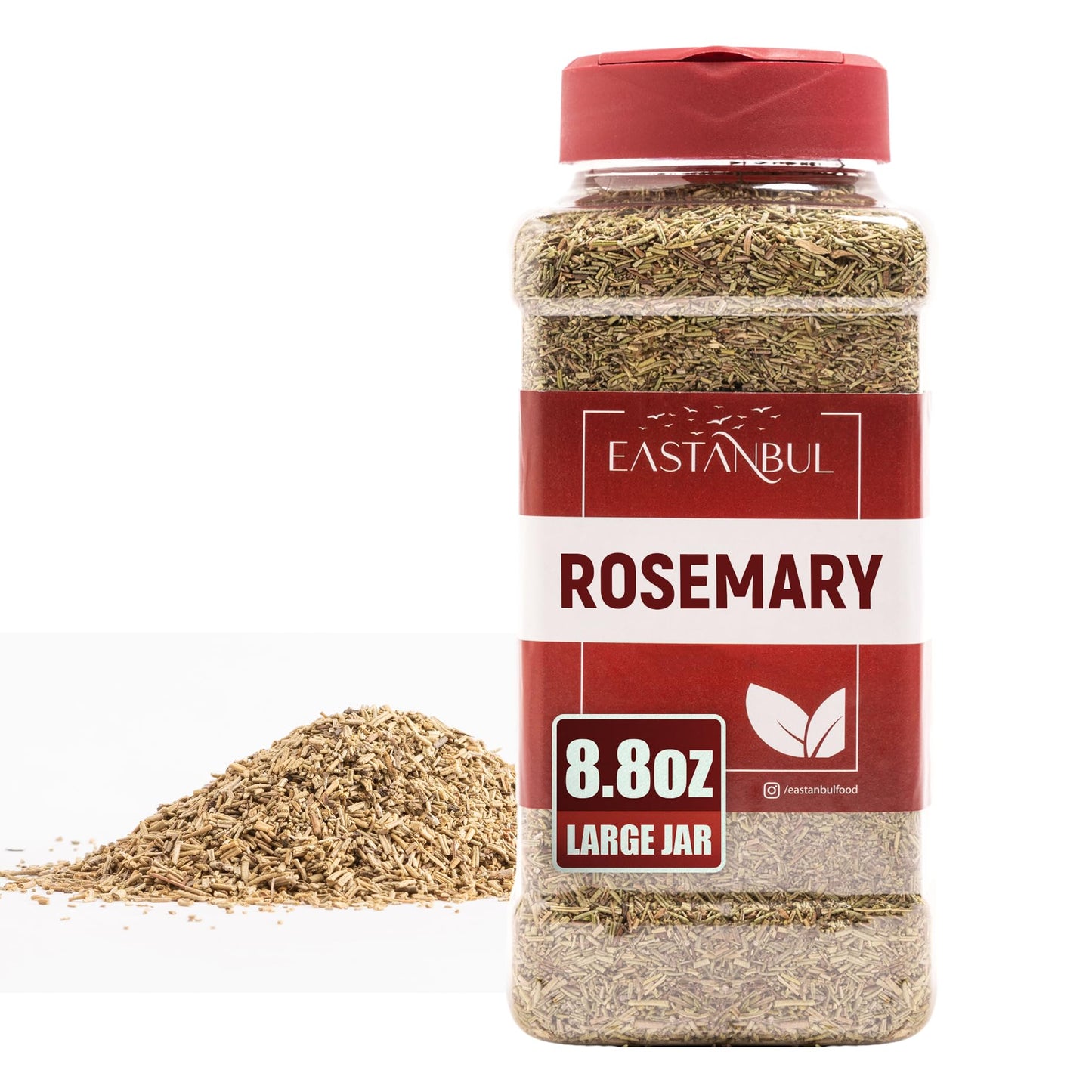 Eastanbul Rosemary Leaves, 8.8oz, Rosemary Seasoning, Dried Rosemary, Rosemary Spice for Savory & Sweet Recipes, Rosemary Herbs Dried, Ideal