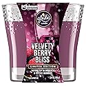 Glade Candle Jar, Air Freshener, Velvety Berry Bliss, 3.4 oz