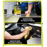 Tub O' Towels TW75 Heavy-Duty Multi-Surface Cleaning Wipes - Dual Texture 10" x 12" XL, 75 Count - Removes Grease, Tar, Oil, Paint, Ink & Tough Stains