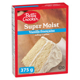 Betty Crocker - Cake Mix - Super Moist French Vanilla Flavour, 375 Grams Package of Cake Mix, Baking Mix