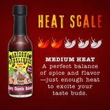 Arizona Gunslinger Cherry Chipotle Pepper Sauce - Sweet and Smoky Hot Sauce with Wild Cherry & Smoked Chipotle Peppers, Gourmet Sweet Heat BBQ Glaze