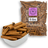 5 Lbs Cinnamon Sticks Bulk - 2.75” Bag of Canela en Rama by Despensa Colombiana - Decorative 5 lbs Canela Sticks for Cocktails, Baking and Flavoring