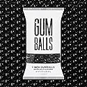 Candy Envy - Black Gumballs - 1 Inch - Approximately 113 Per 2lb Bag - Bulk Black Candy - North American Made & Kosher Certified