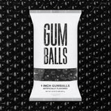 Candy Envy - Black and White 2 Pack Combo 1 Inch Gumballs - Approx. 113 Gumballs Per Bag - North American Made & Kosher Certified